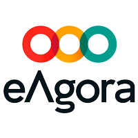 Logotip a color d'eAgora.